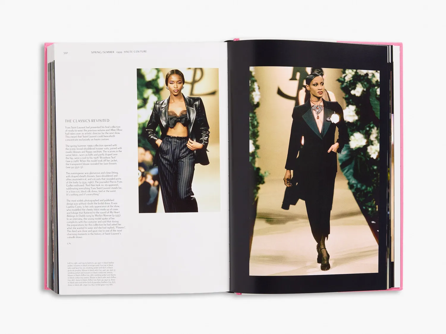 Thames & Hudson Catwalk Yves Saint Laurent modebog indbundet