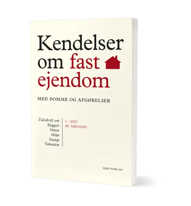 Nyt Juridisk Forlag Kendelser om fast ejendom tidsskrift online
