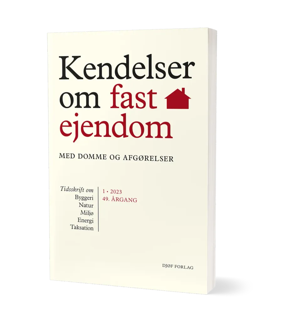 Nyt Juridisk Forlag Kendelser om fast ejendom tidsskrift online
