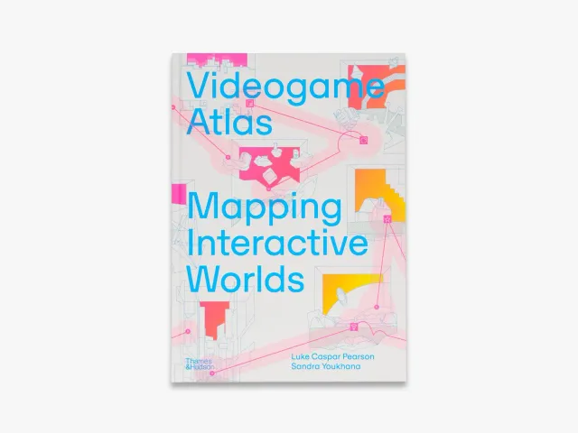 Thames & Hudson Videogame Atlas illustreret bog neonlys