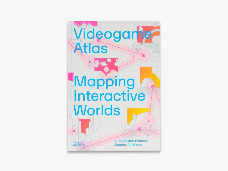 Thames & Hudson Videogame Atlas illustreret bog neonlys