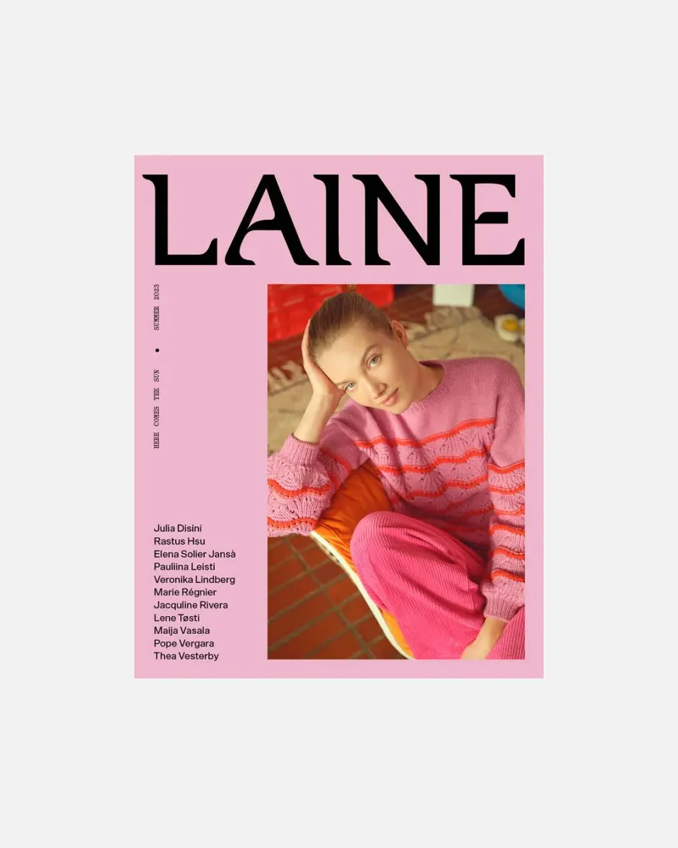 Laine Magazine 17 strikkemagasin engelsk sommerstrik
