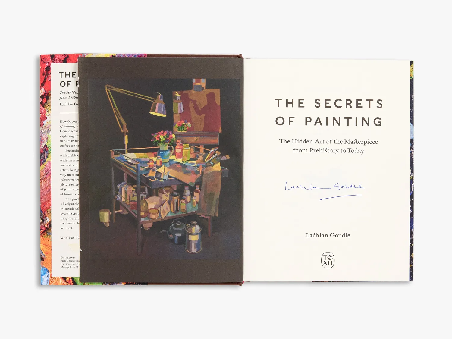 Thames & Hudson The Secrets of Painting signeret fagbog