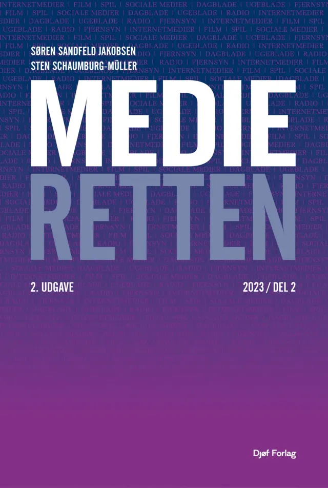 Nyt Juridisk Forlag Medieretten 2. udg. Del 2 papirbog
