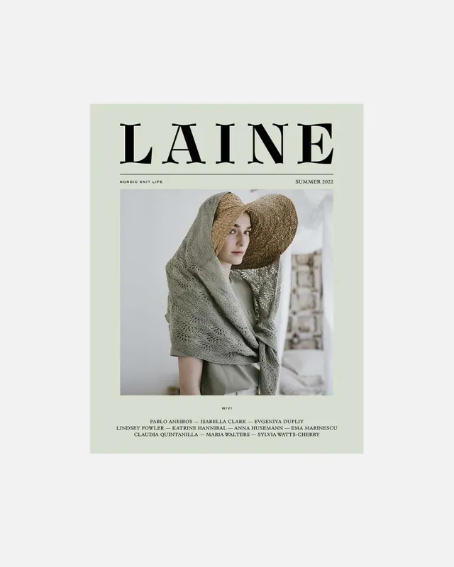 Laine Magazine Issue 14 strikkeblad engelsk sommer