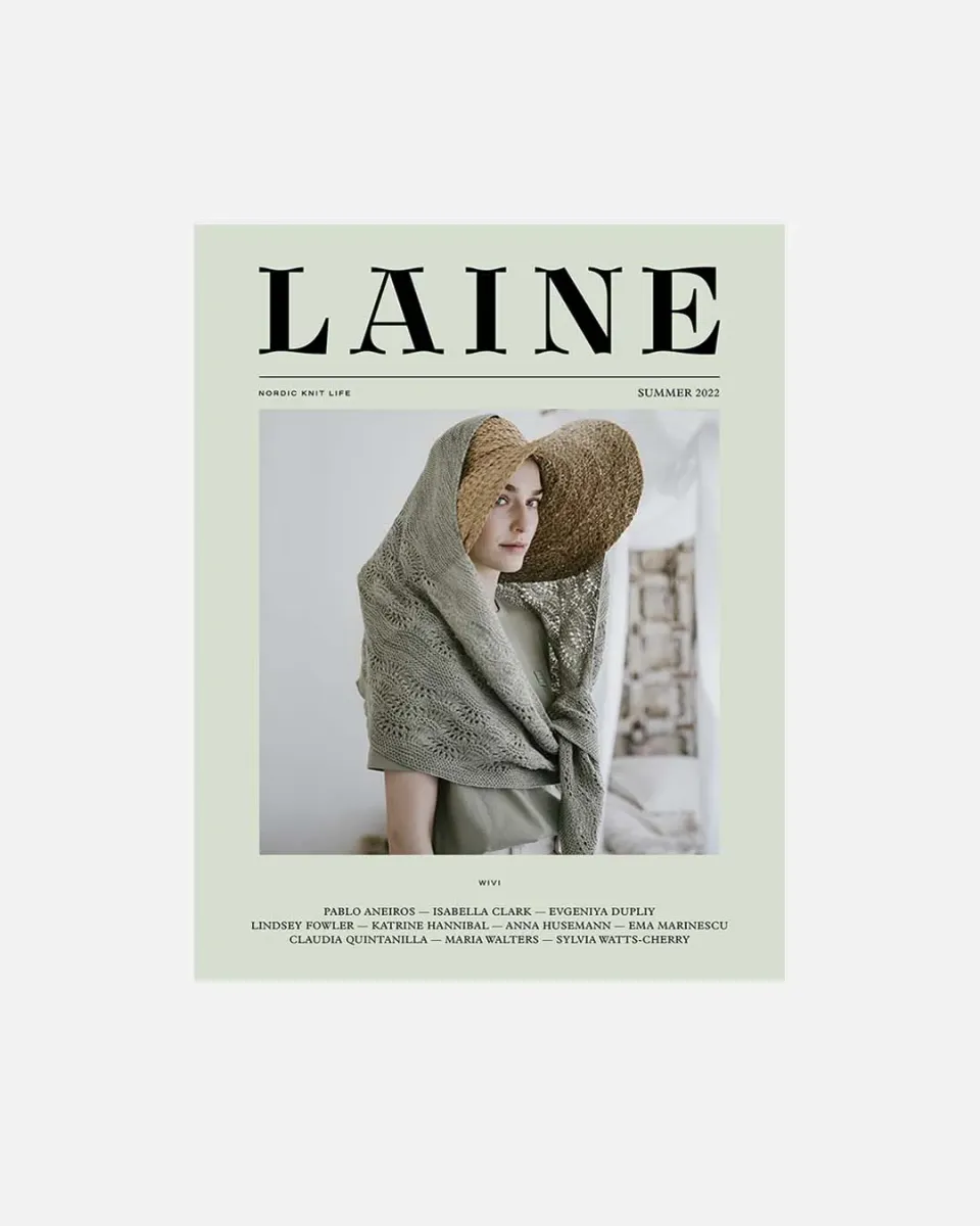Laine Magazine Issue 14 strikkeblad engelsk sommer
