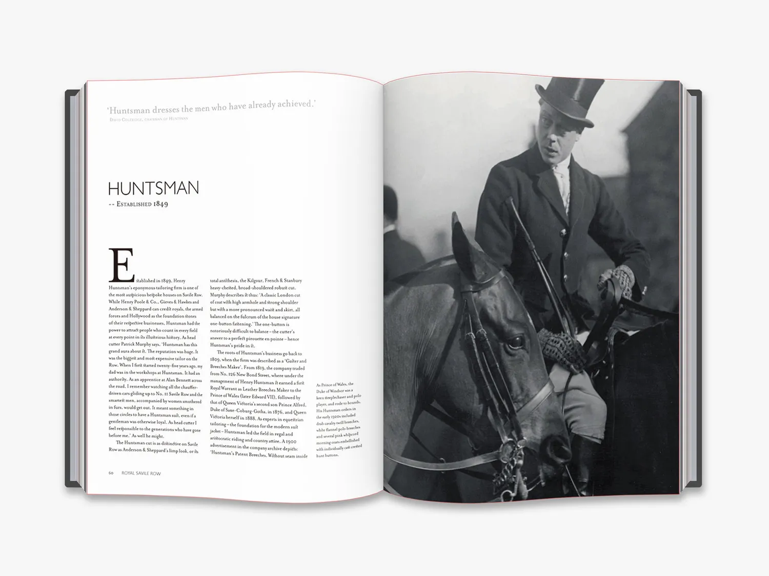 Thames & Hudson Savile Row modebog skrædderkunst