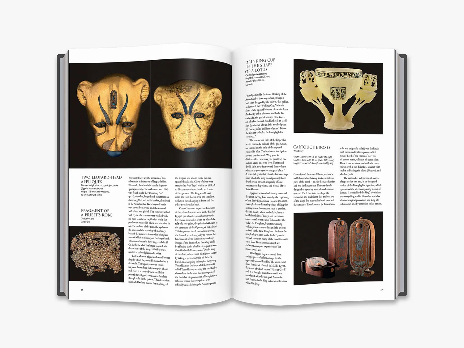 Thames & Hudson Tutankhamun bog om gravskat Egypten