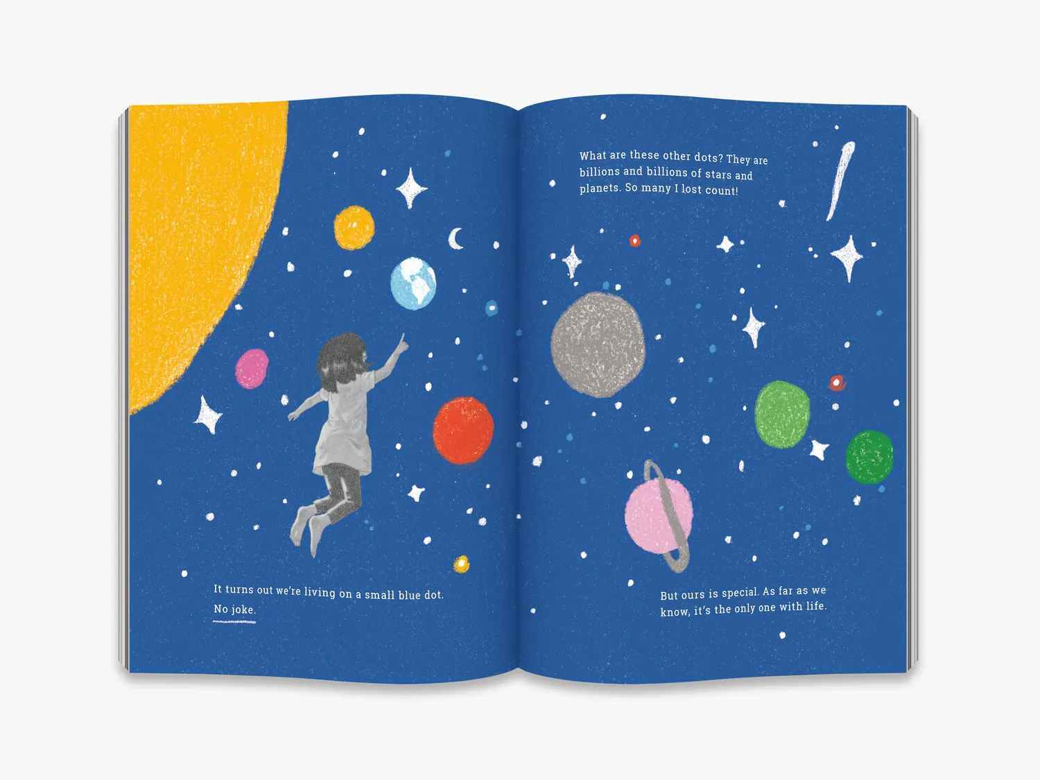 Thames & Hudson This Small Blue Dot billedbog børn illustreret