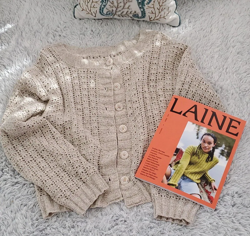 Laine Magazine 25 Stillness strikkeblad engelsk sommer