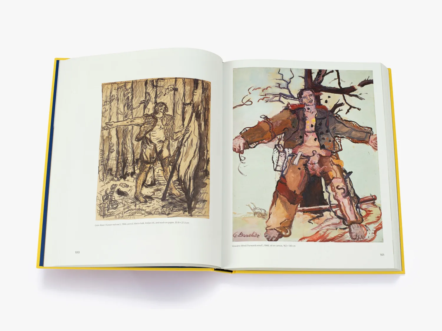 Thames & Hudson Georg Baselitz Special Edition bog signeret tryk