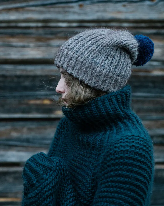 Tukubook Nordic Knits Kotte Beanie strikkeopskrift engelsk PDF brioche