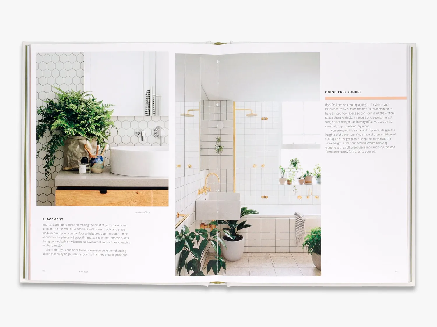 Thames & Hudson Plant Style bog indretning med planter