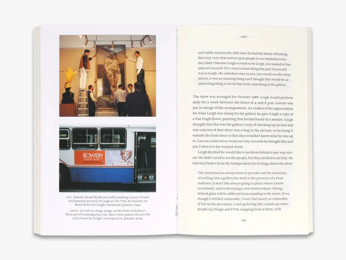 Thames & Hudson Leigh Bowery bog biografi Tilley