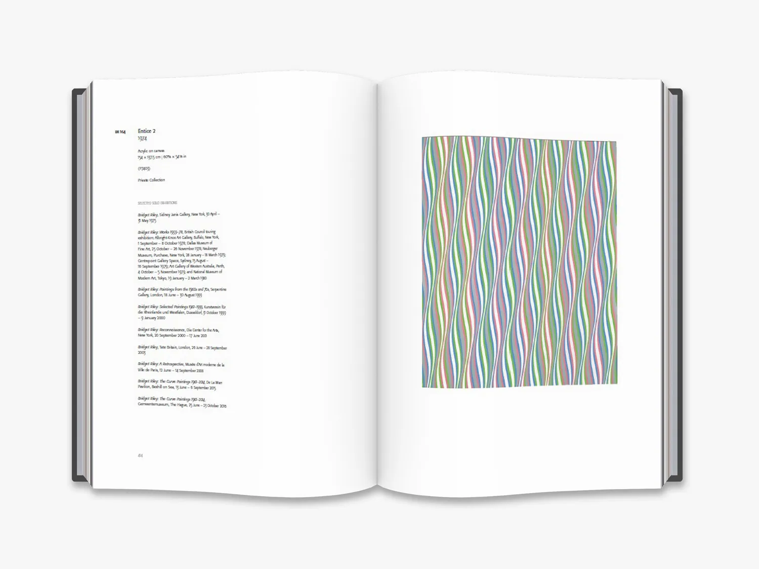 Thames & Hudson Bridget Riley Complete Paintings kunstbog illustreret