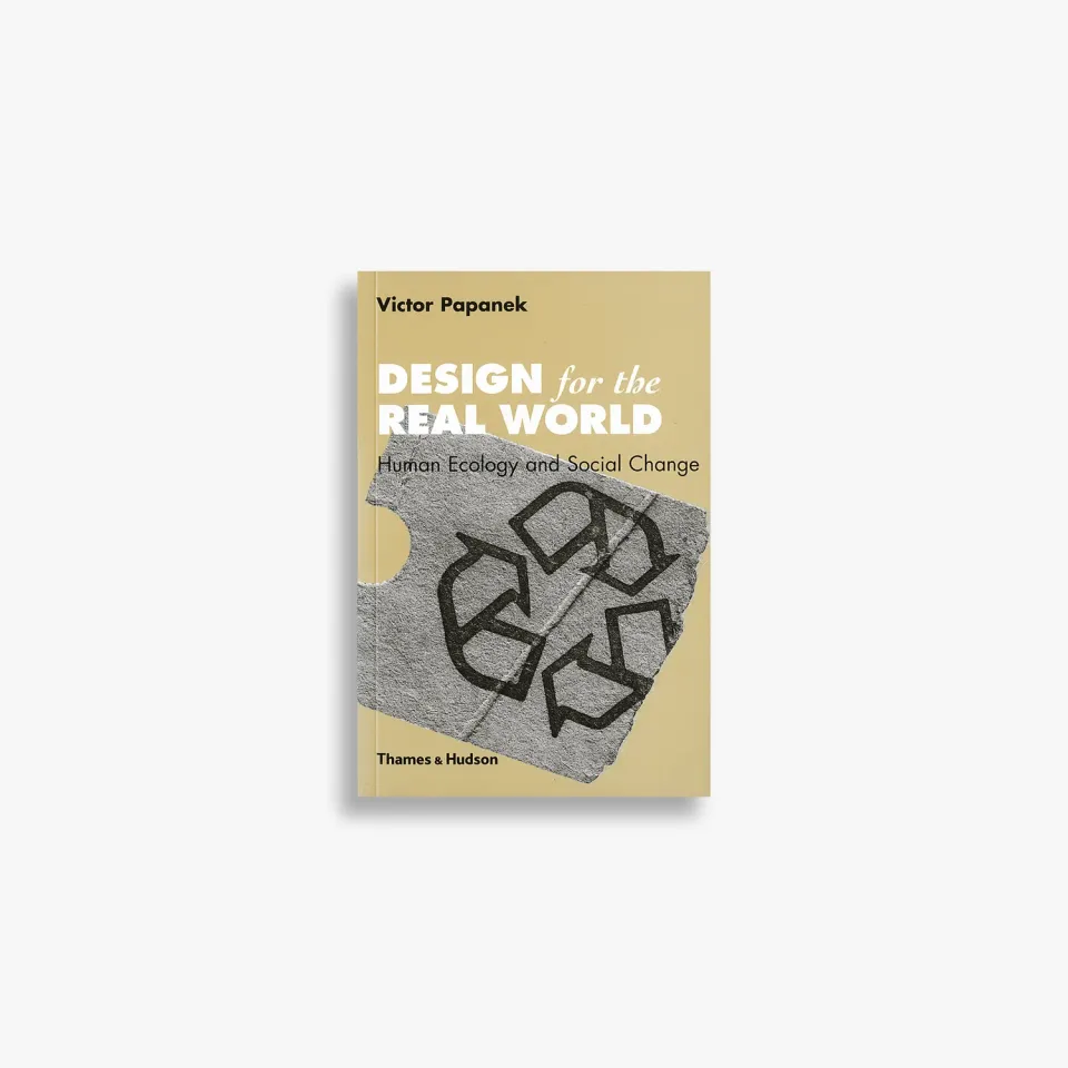 Thames & Hudson Design for the Real World bog Victor Papanek designteori