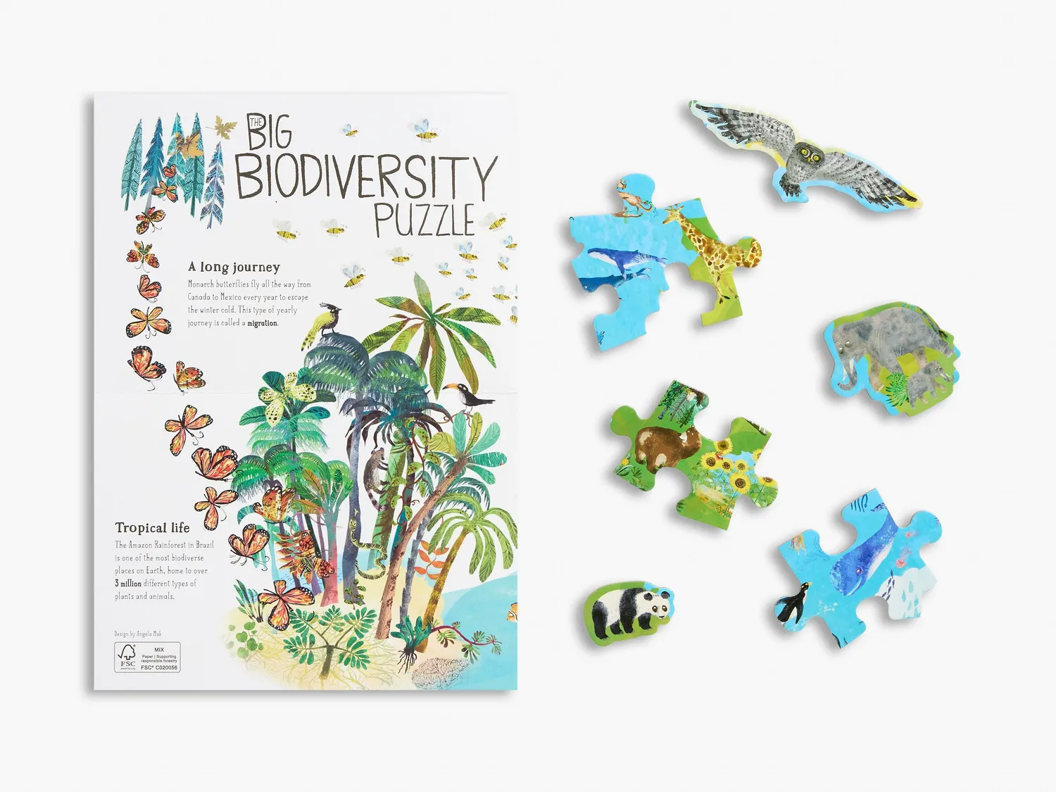Thames & Hudson Big Biodiversity puslespil Yuval Zommer