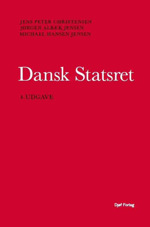 Nyt Juridisk Forlag Dansk Statsret papirbog grundlov