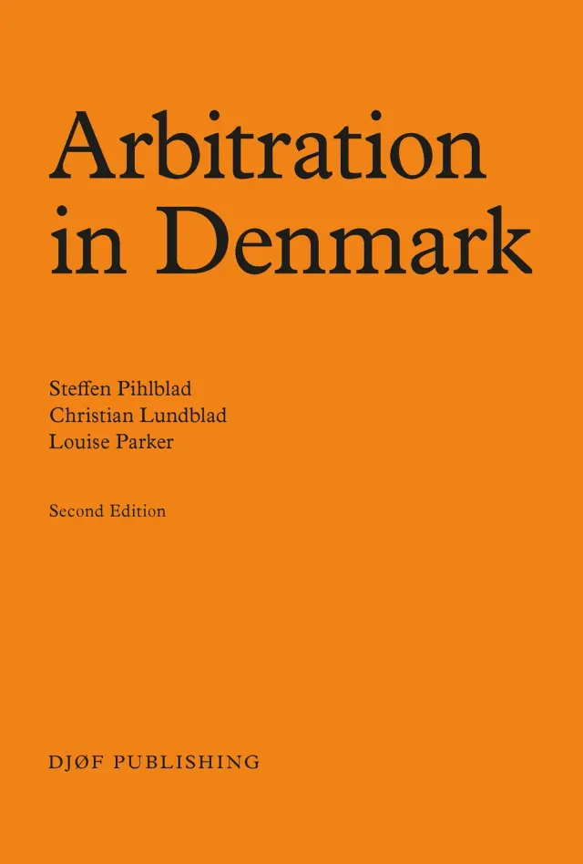 Nyt Juridisk Forlag Arbitration in Denmark fagbog papirbog voldgift