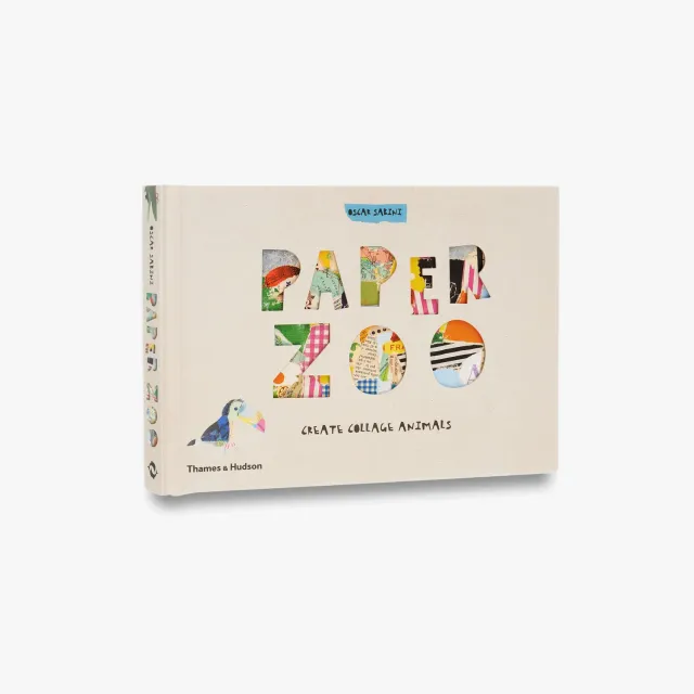 Thames & Hudson Paper Zoo aktivitetsbog collage