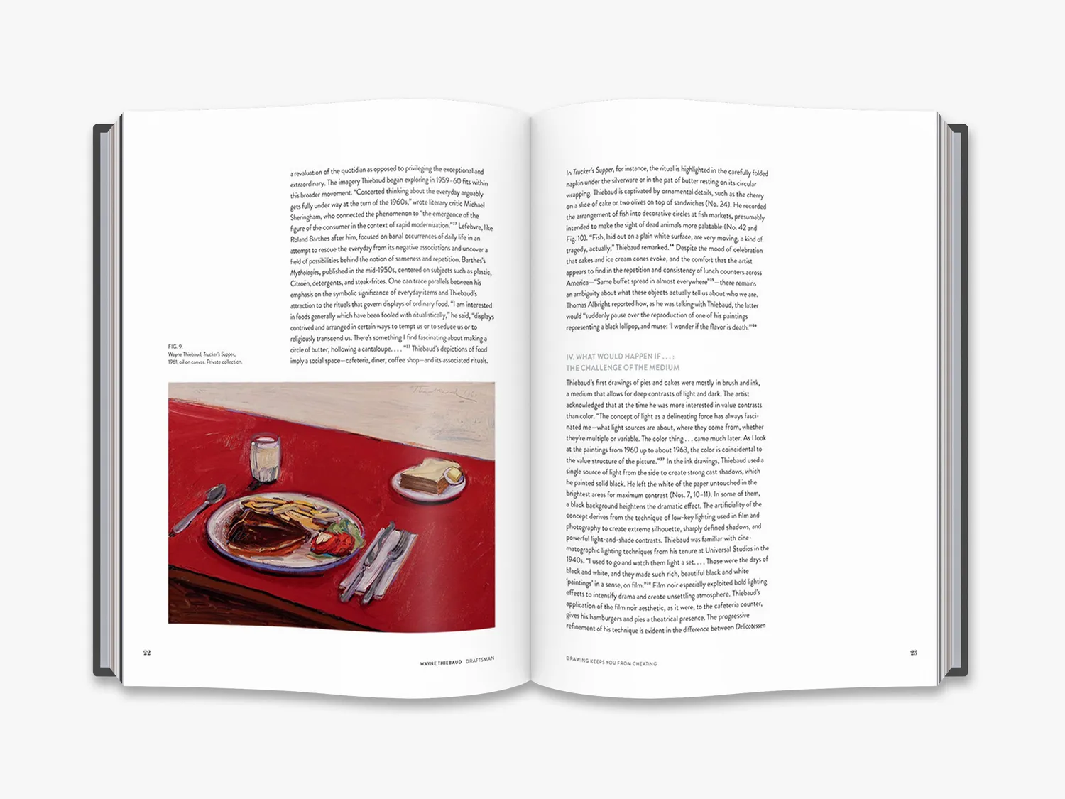 Thames & Hudson Wayne Thiebaud kunstbog tegninger