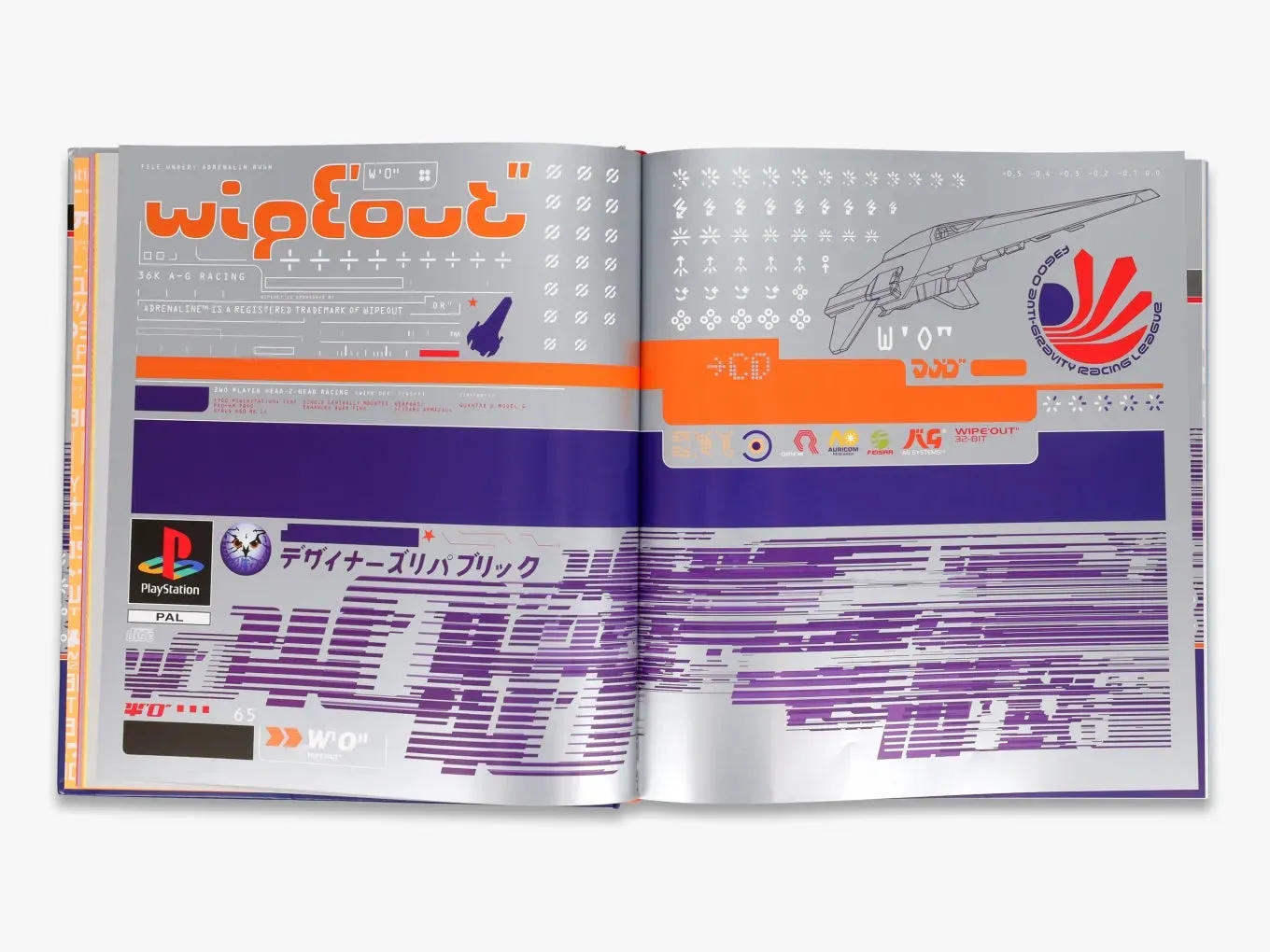 Thames & Hudson WipEout Futurism designbog gaming