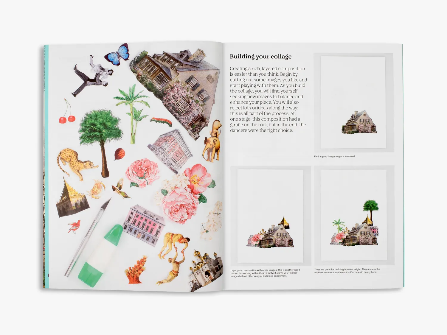 Thames & Hudson Cut Up This Book Wonderland aktivitetsbog collage