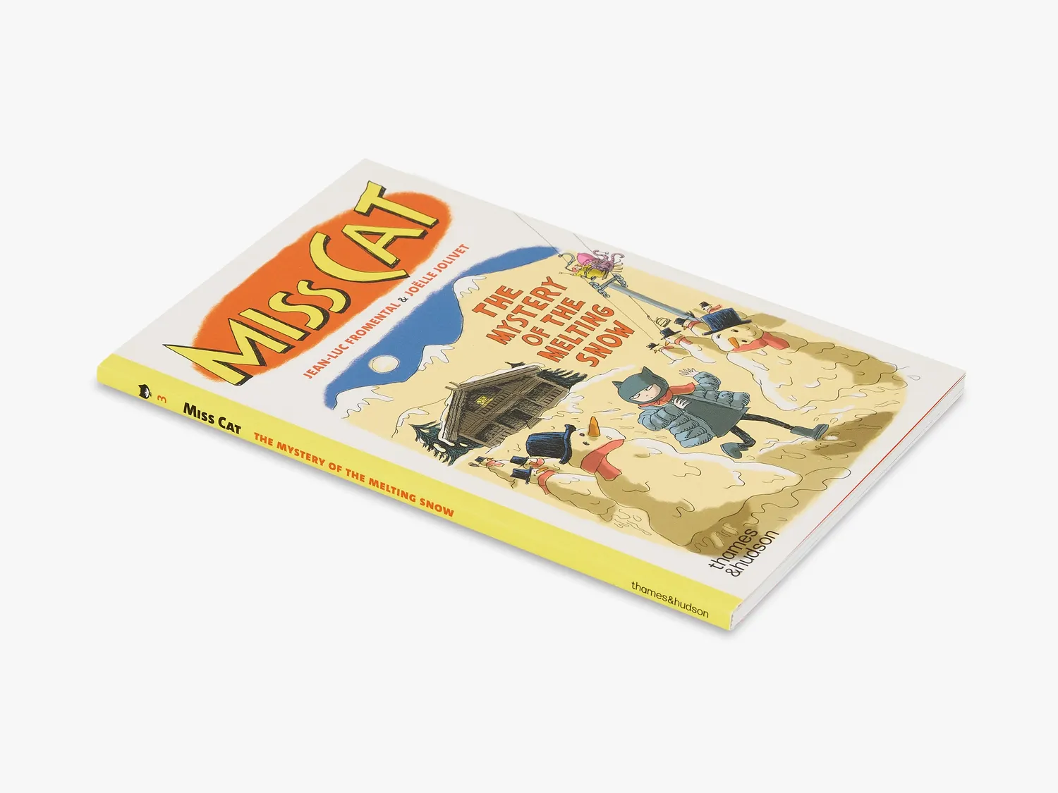 Thames & Hudson Miss Cat Melting Snow billedbog krimi