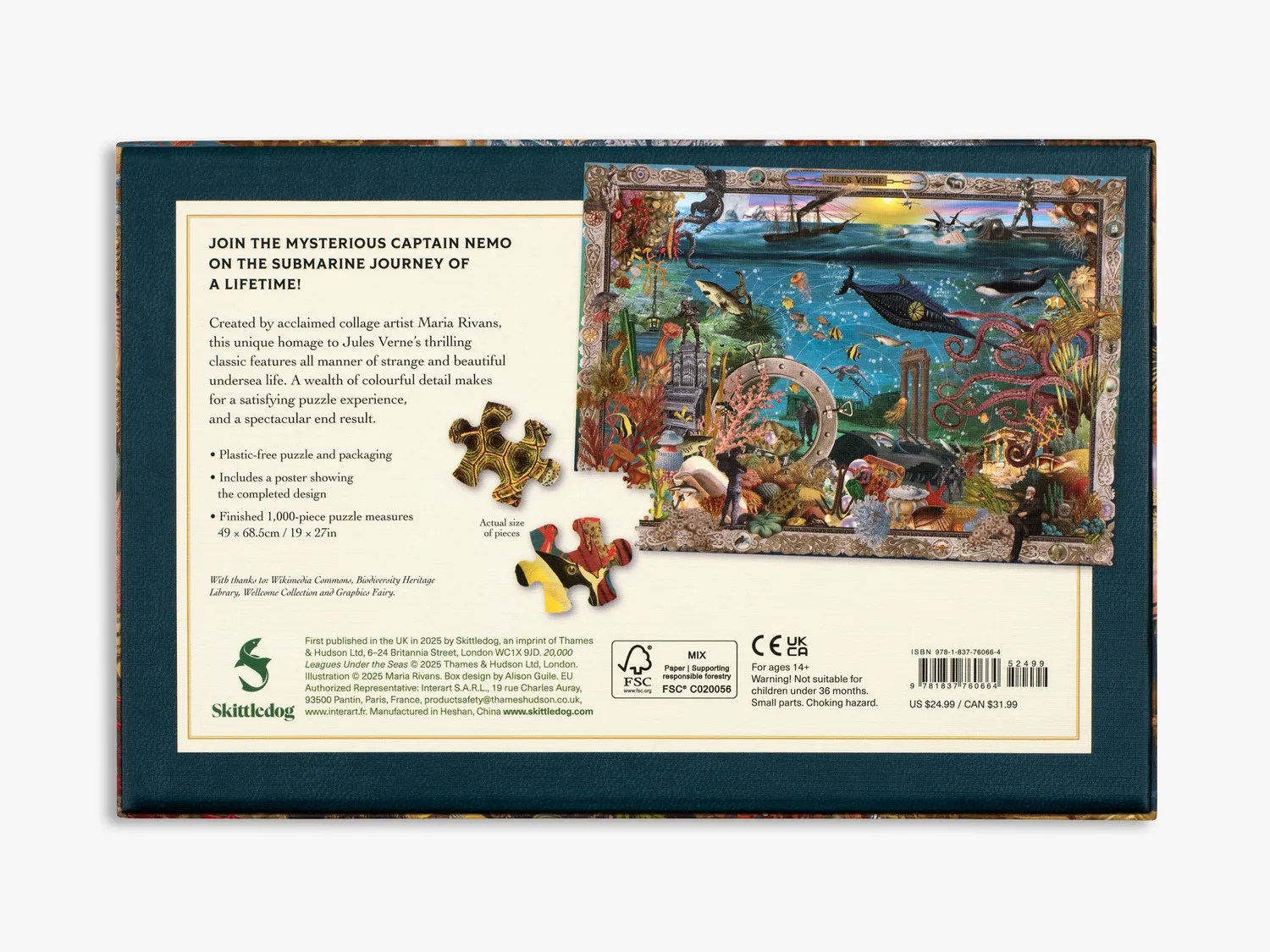 Thames & Hudson 20,000 Leagues Under the Sea puslespil