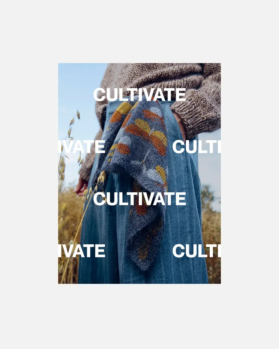 Tukubook Nordic Knits Cultivate strikkebog softcover engelsk natur