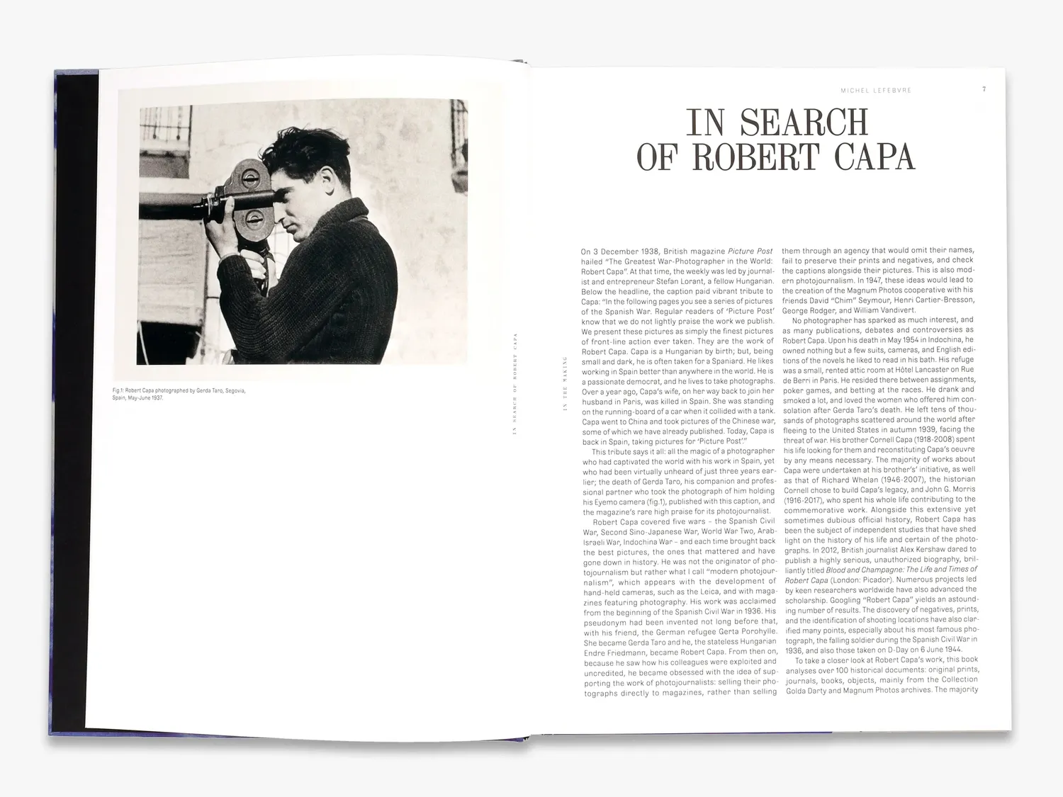 Thames & Hudson Robert Capa In the Making fotobog