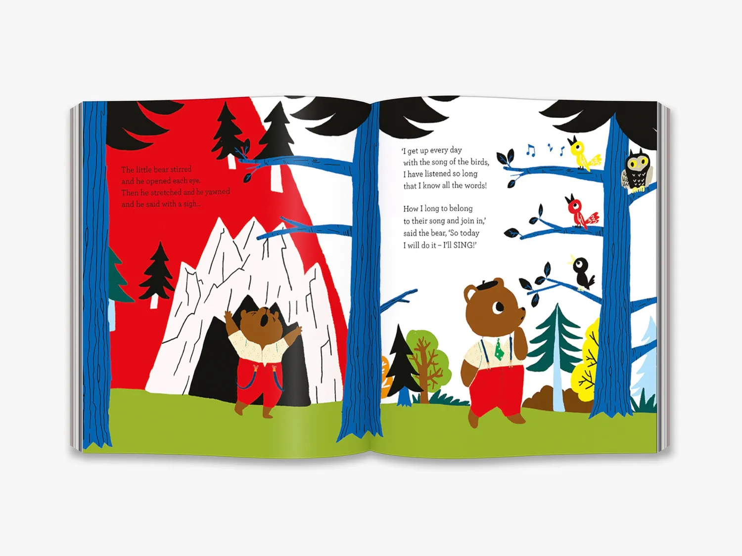 Thames & Hudson A Song for Bear billedbog på engelsk