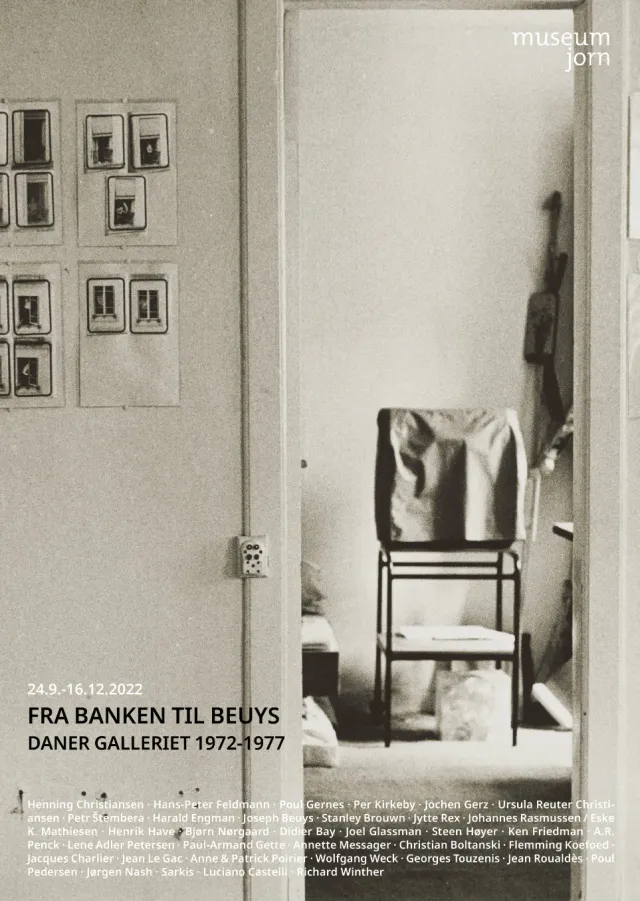 Museum Jorn Fra banken til Beuys plakat A3 udstillingsplakat