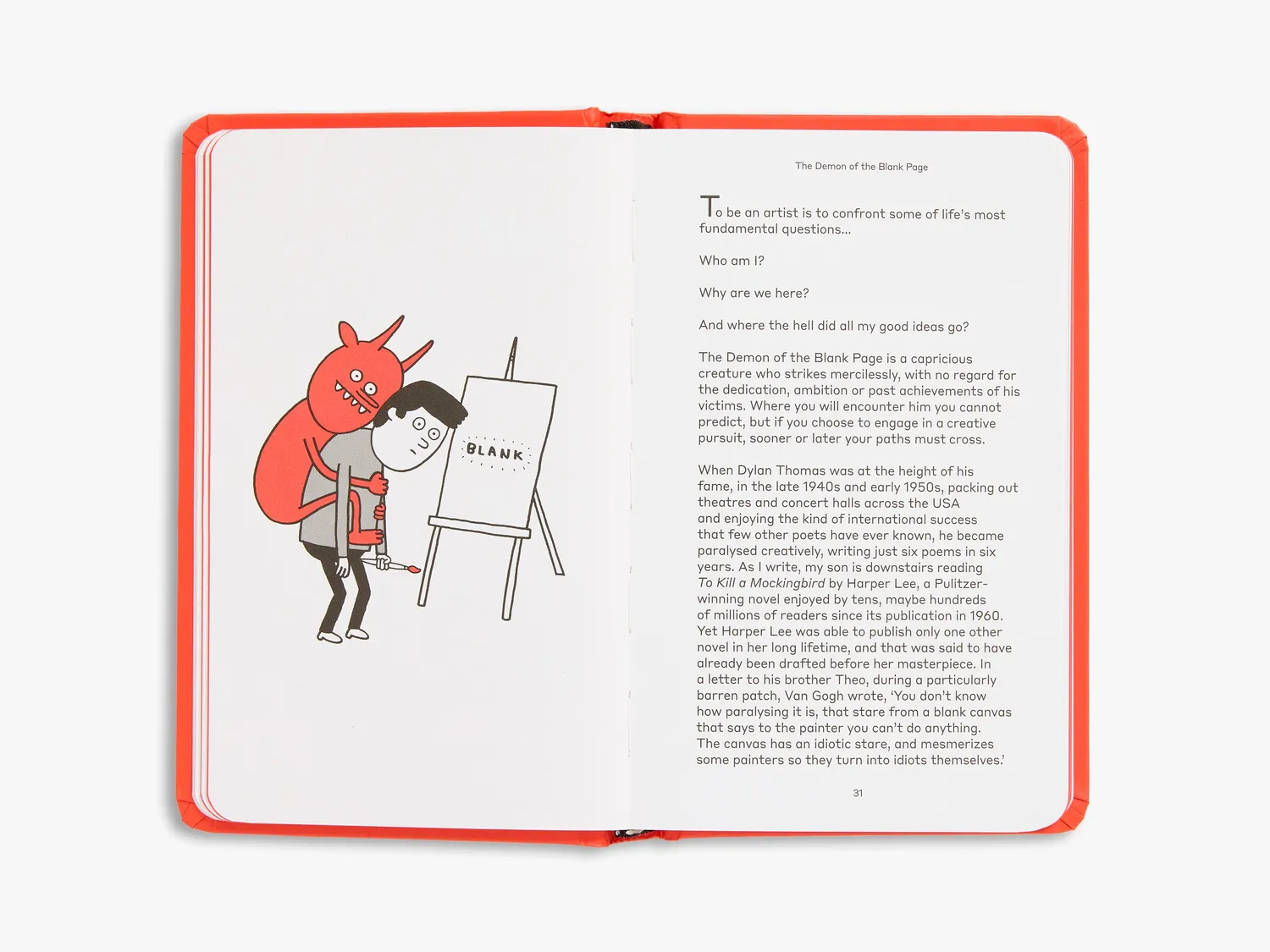 Thames & Hudson Creative Demons bog – kreativitet Holman