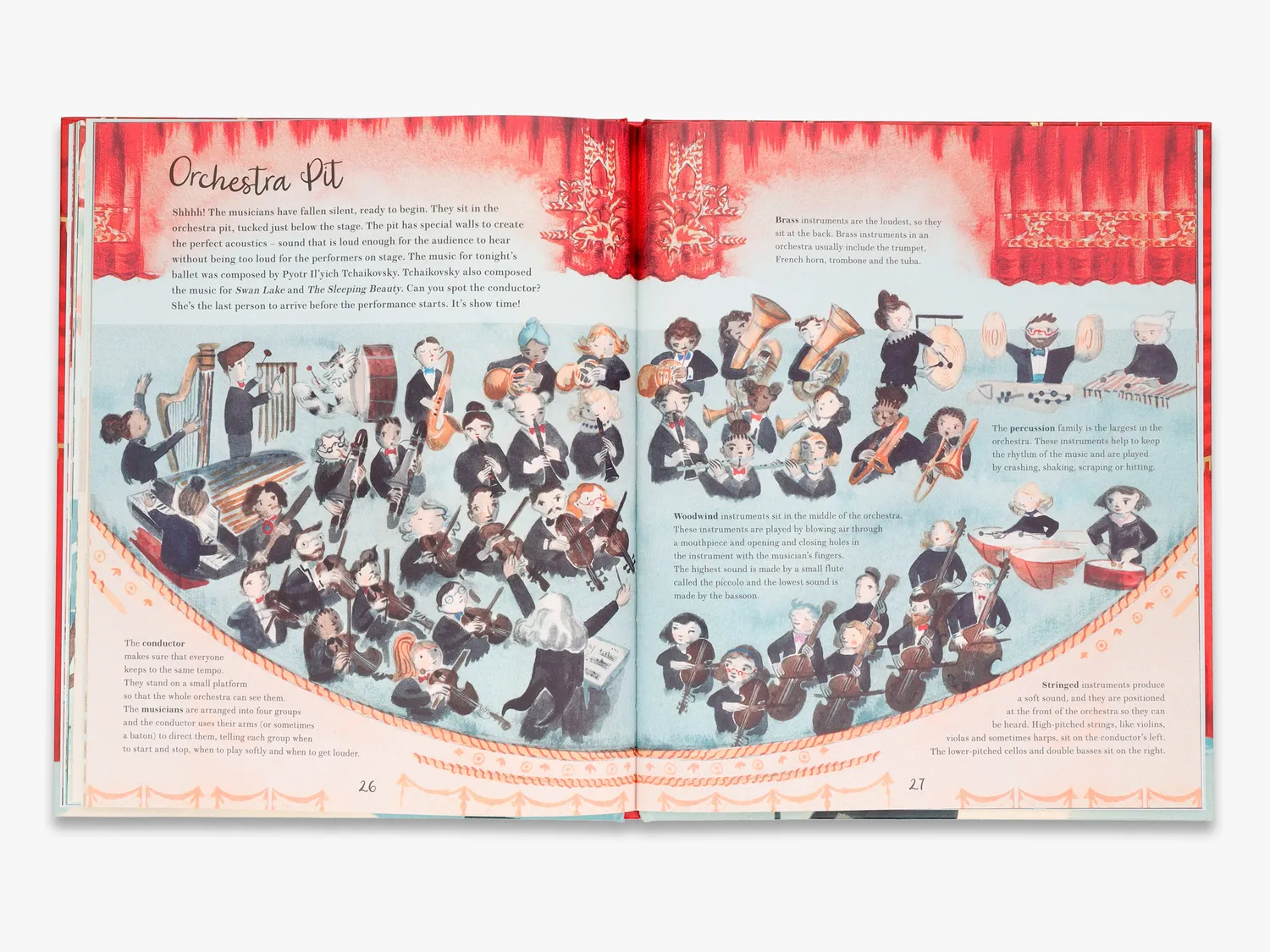 Thames & Hudson Curtain Up! børnebog opera og ballet