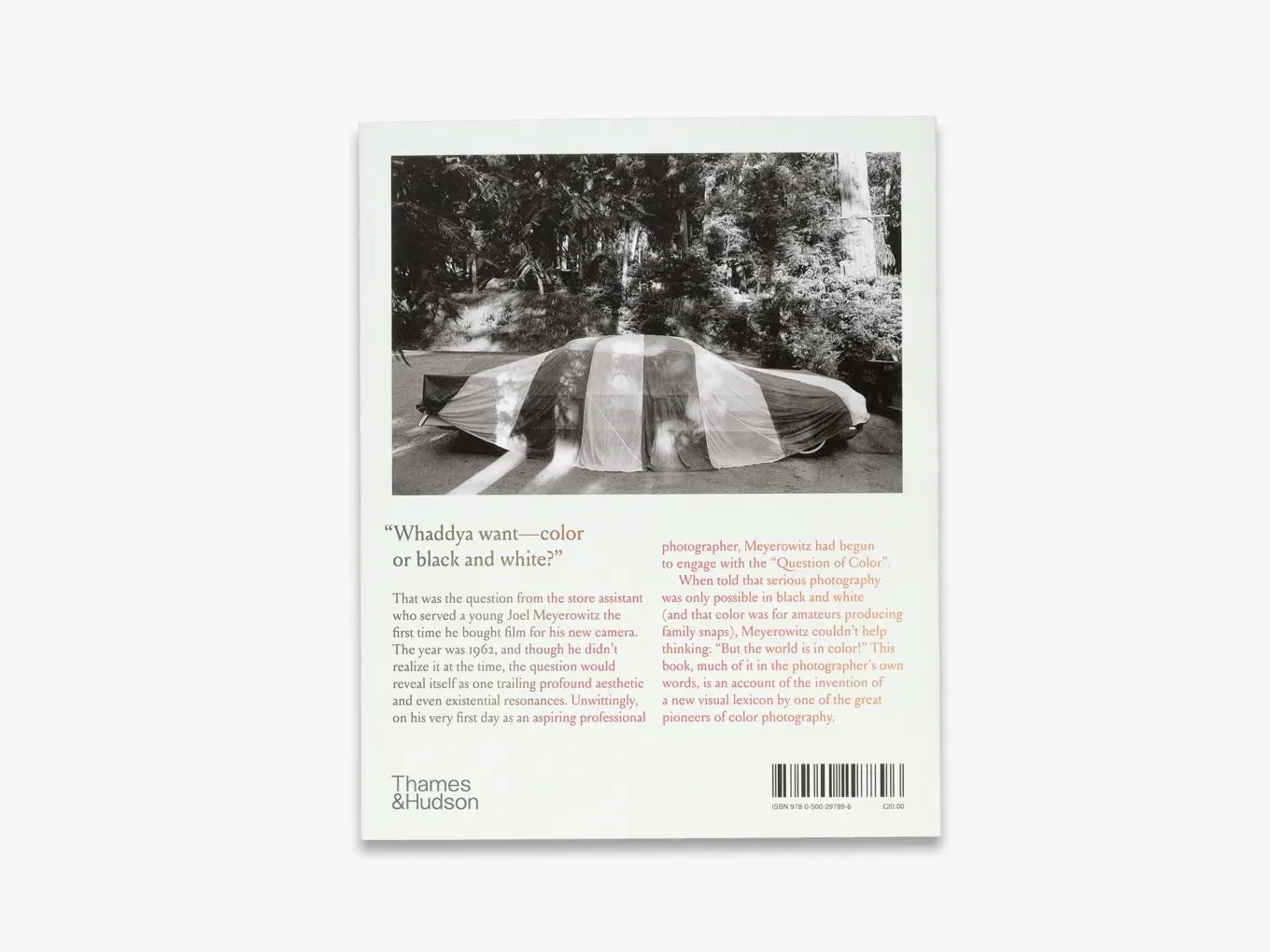 Thames & Hudson Meyerowitz A Question of Color fotobog
