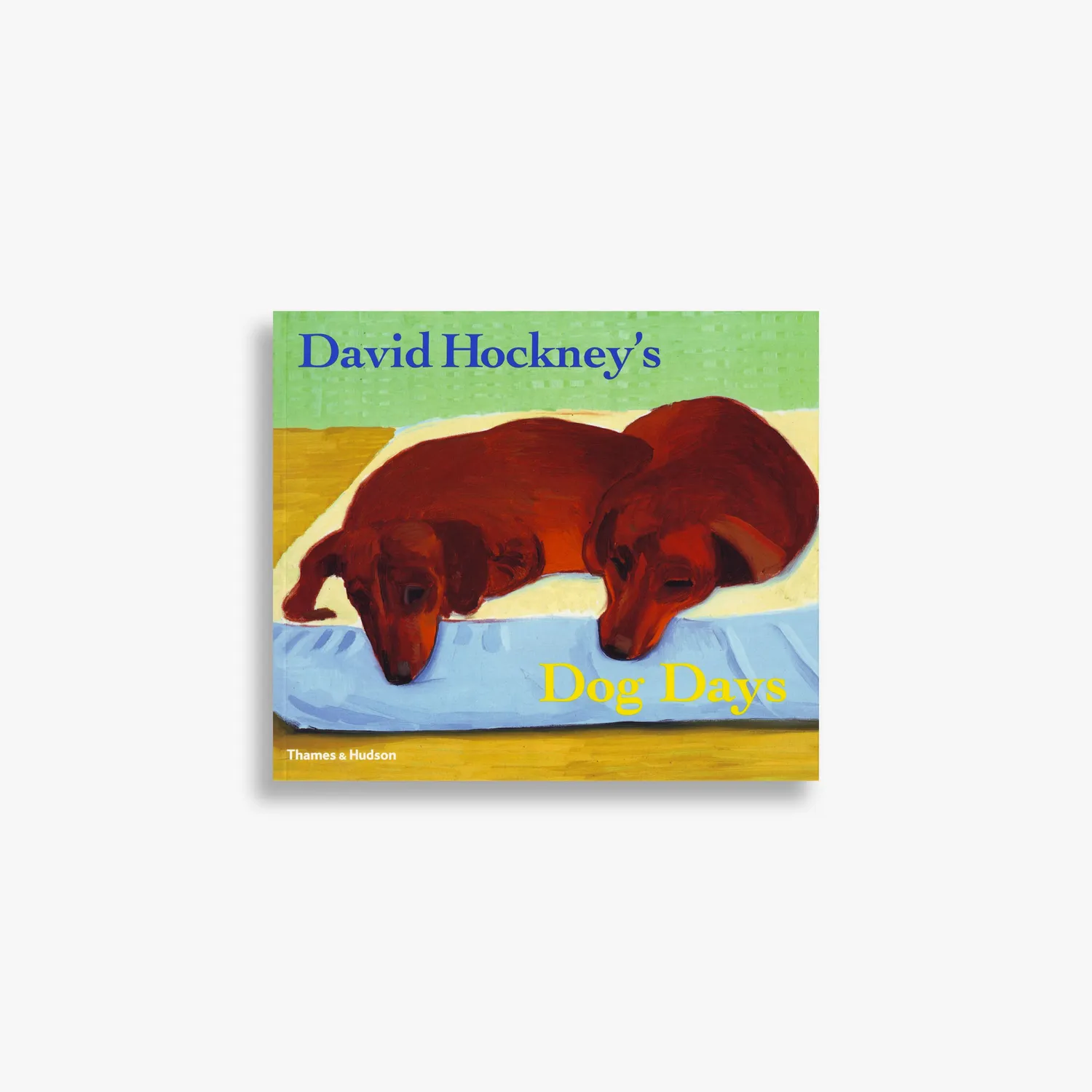 Thames & Hudson David Hockneys Dog Days hundebog maleri