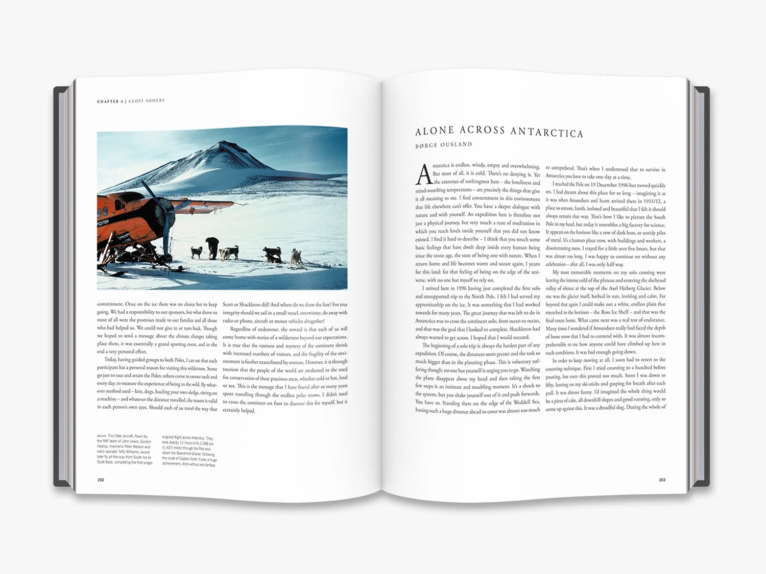 Thames & Hudson Crossing of Antarctica fotobog polar