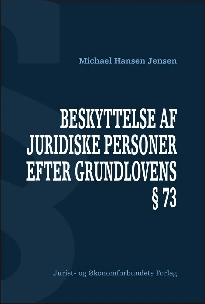 Nyt Juridisk Forlag Beskyttelse af juridiske personer grundloven papirbog