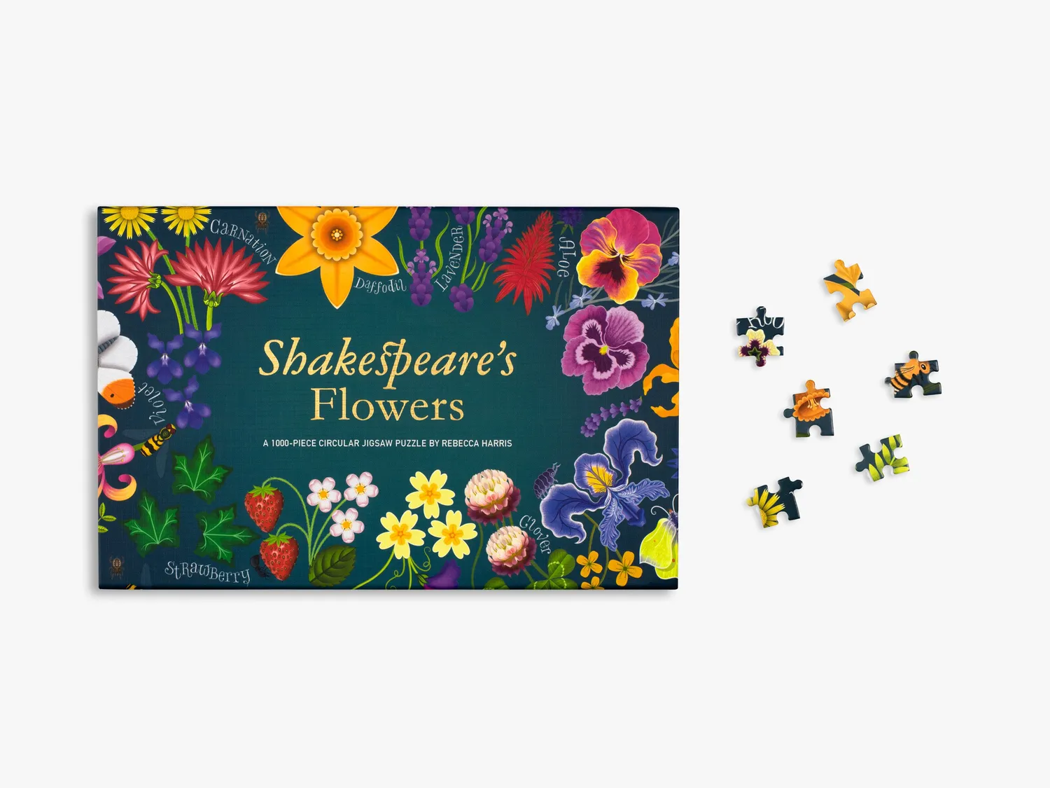 Thames & Hudson Shakespeare's Flowers puslespil 1000 brikker blomster