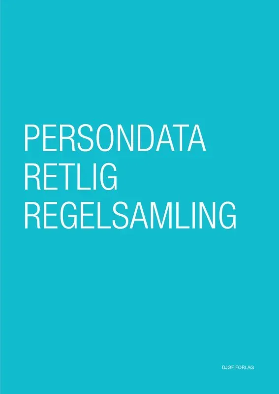 Nyt Juridisk Forlag Persondataretlig regelsamling papirbog databeskyttelse