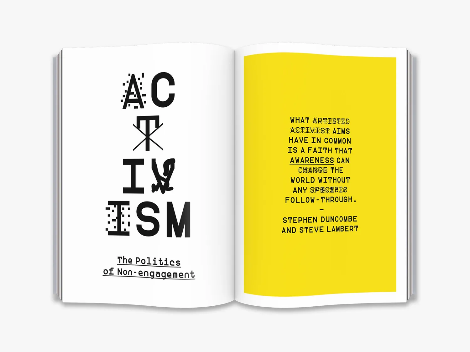 Thames & Hudson Art and Politics Now fagbog illustreret