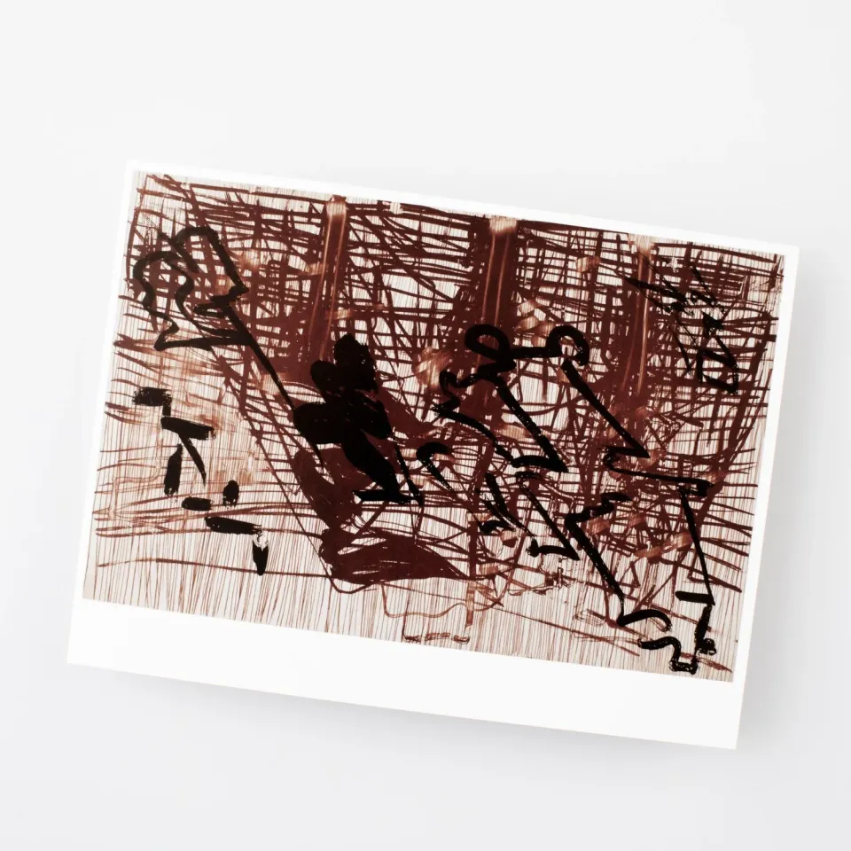 Museum Jorn Per Kirkeby 7 Etchings no. 2 postkort